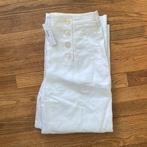 Peyton Sailor Pants White